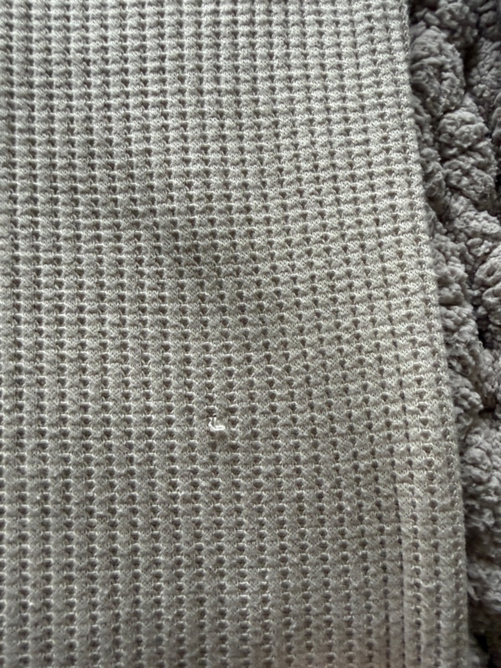 GAP Cream Waffle Knit Long Sleeve Top - Picture 4 of 4